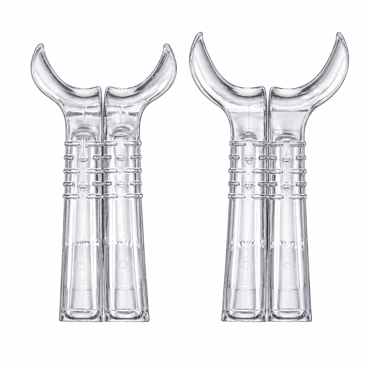 Half-Size Cheek Retractors for Dental Photography — Compact Lip Retractor Pair for Narrow Arches