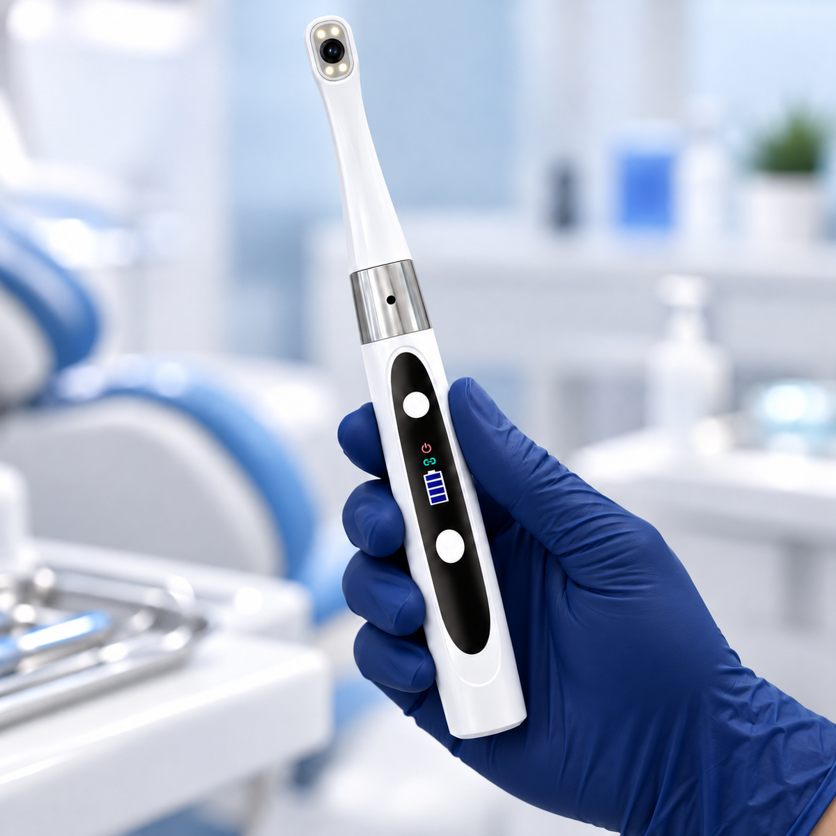 Wireless Intraoral Dental Camera 1080P — 5.5 mm Tip, 4-Hour Battery, USB Plug-and-Play, DEXIS Compatible
