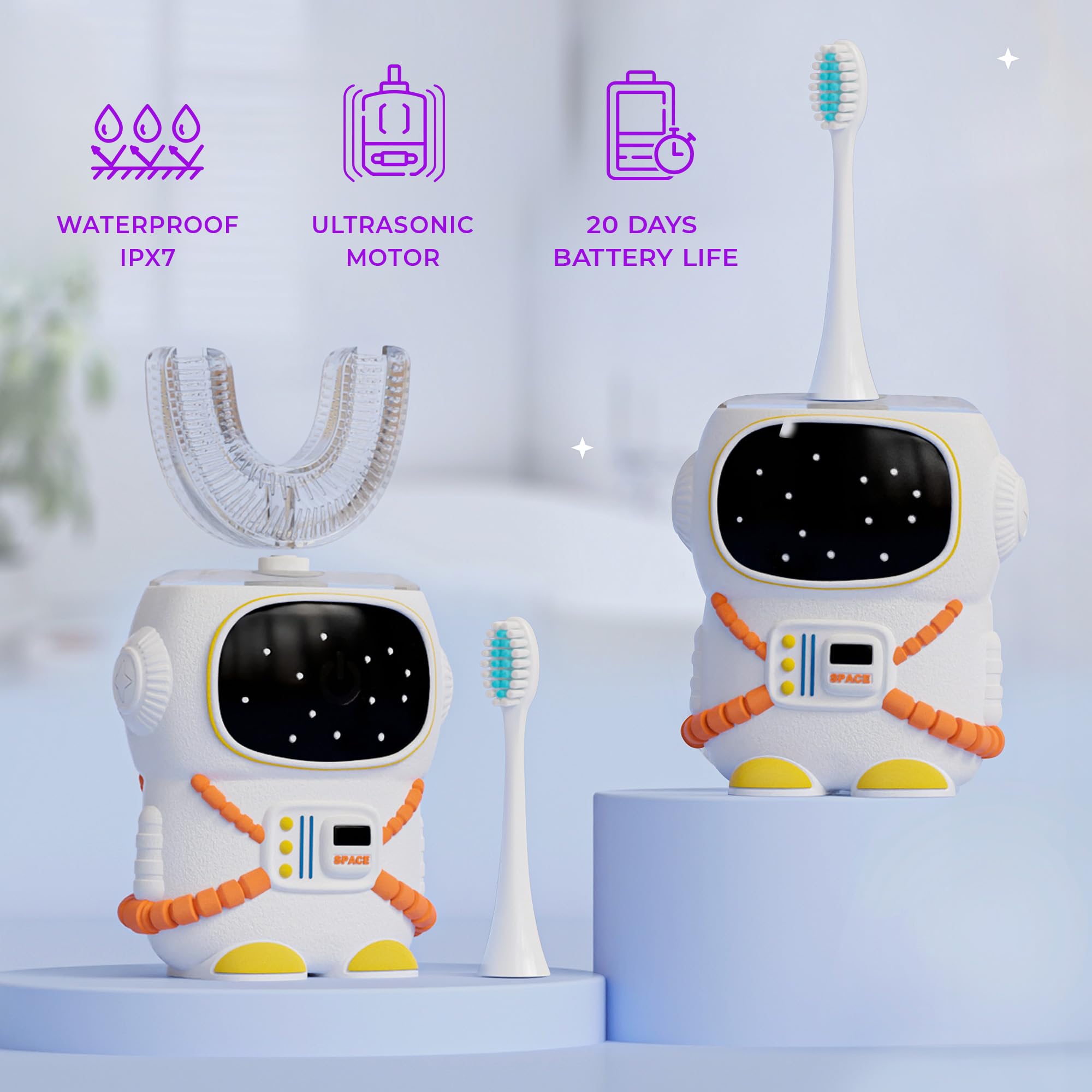 AstroSonic 360™: The "No-Tears" Toothbrush That Cleans Every Tooth in 60 Seconds