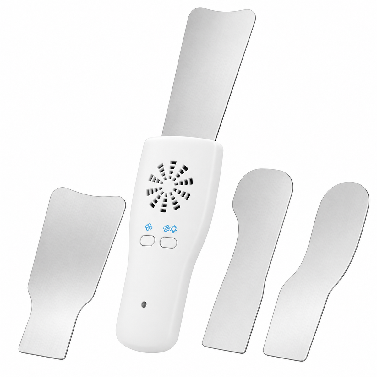 Anti-Fog Dental Photography Mirror with Electric Fan — Clears Fog in 5 Seconds, LED Light, 4 Interchangeable Mirrors