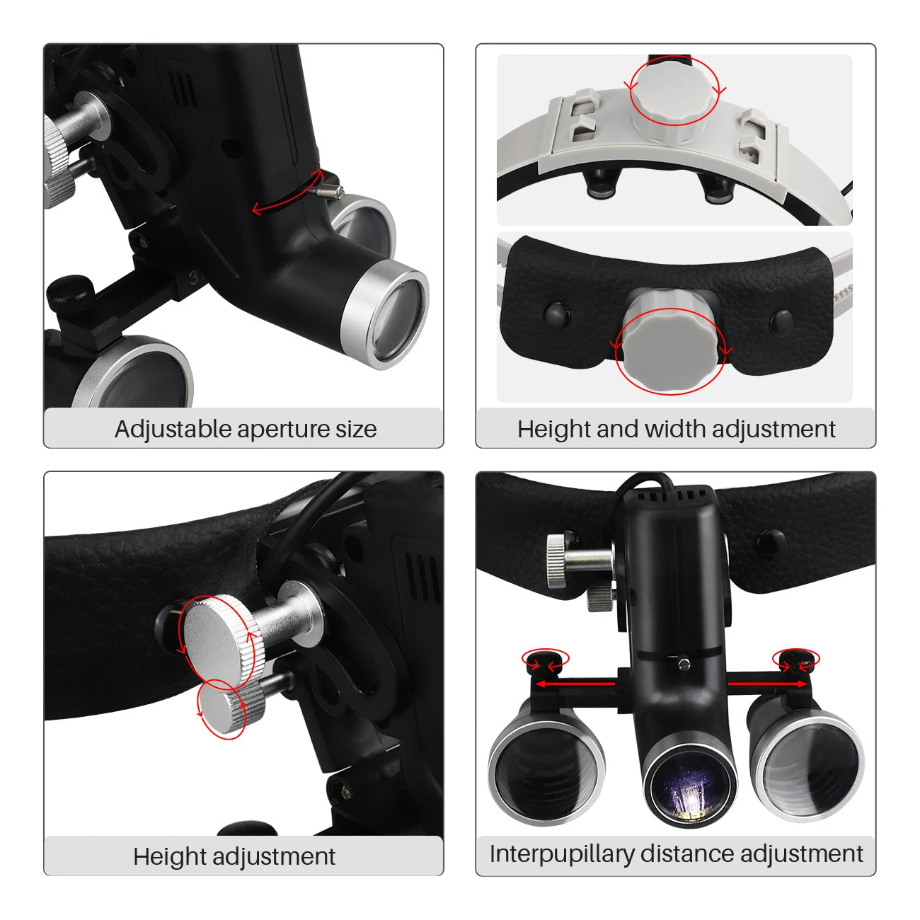 Premium Dental Loupes with Wireless Headlight
