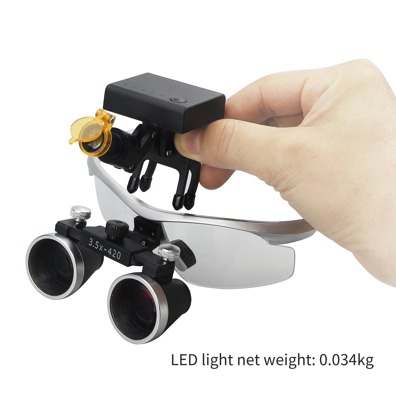 Dental Magnification Binocular Loupes with Wireless 5W Headlamp