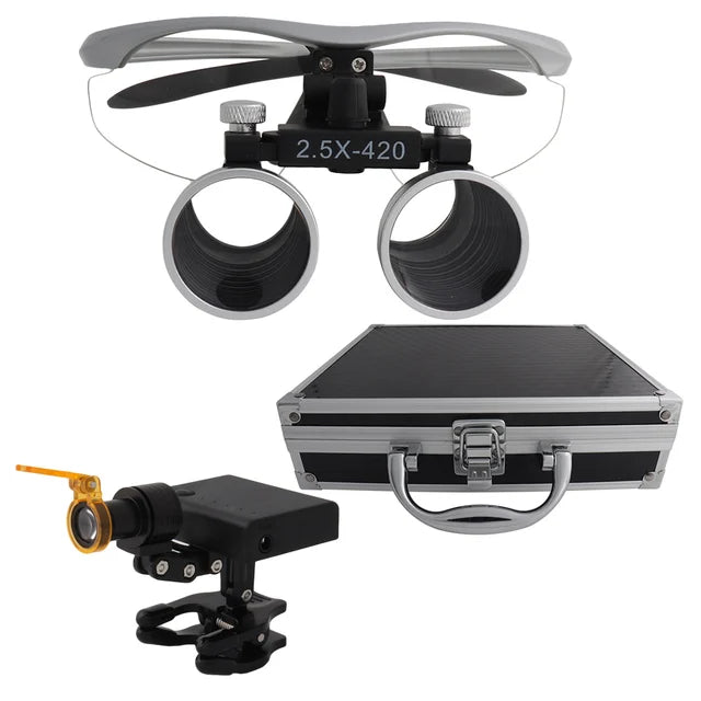 Dental Loupes with Wireless Headlight
