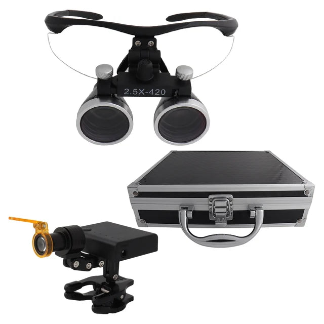 Dental Loupes with Wireless Headlight
