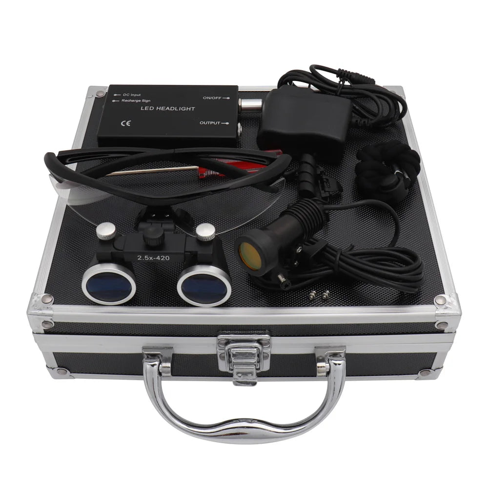 Dental Loupes with Wireless Headlight