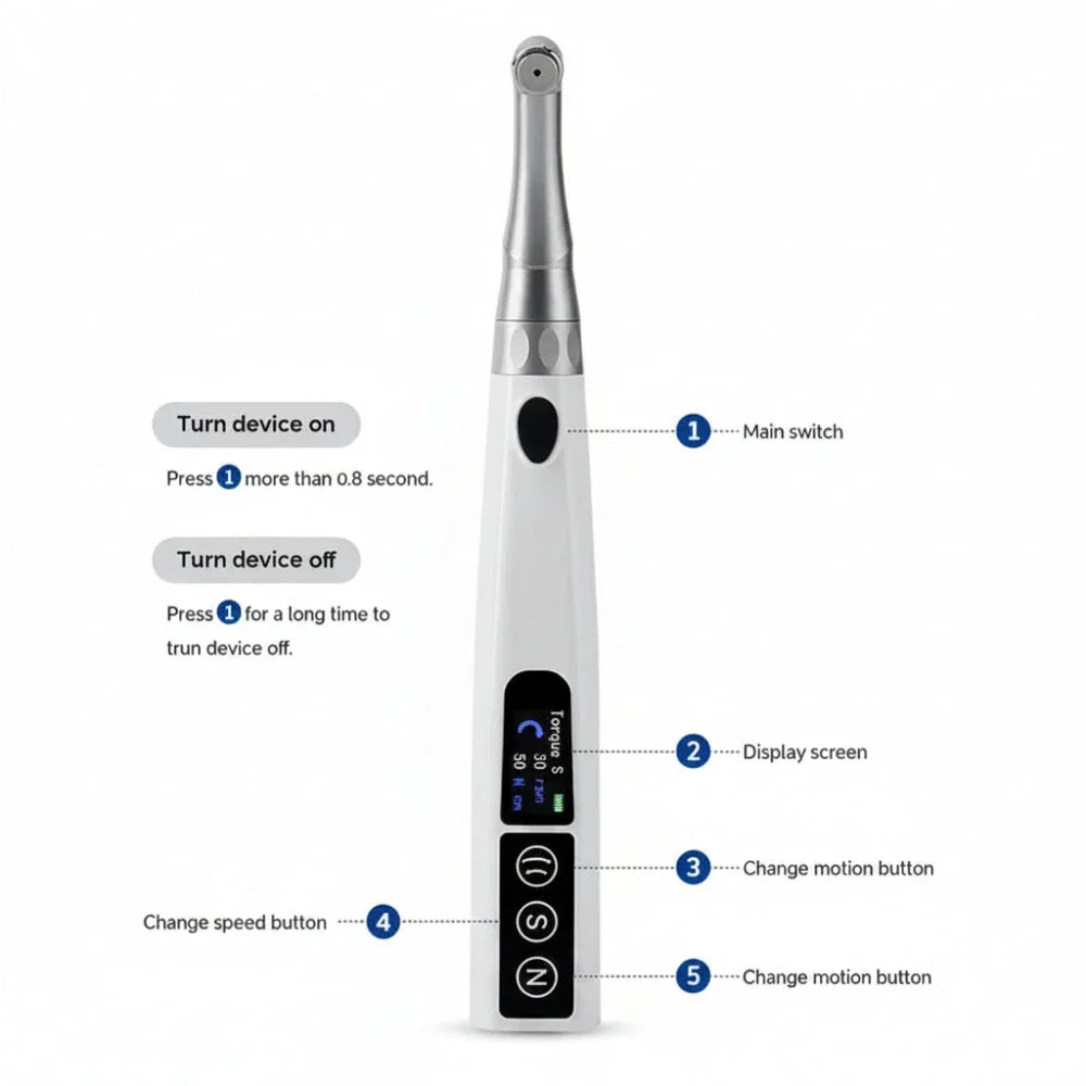 Electric Dental Implant Torque Wrench – Wireless & Precision-Controlled