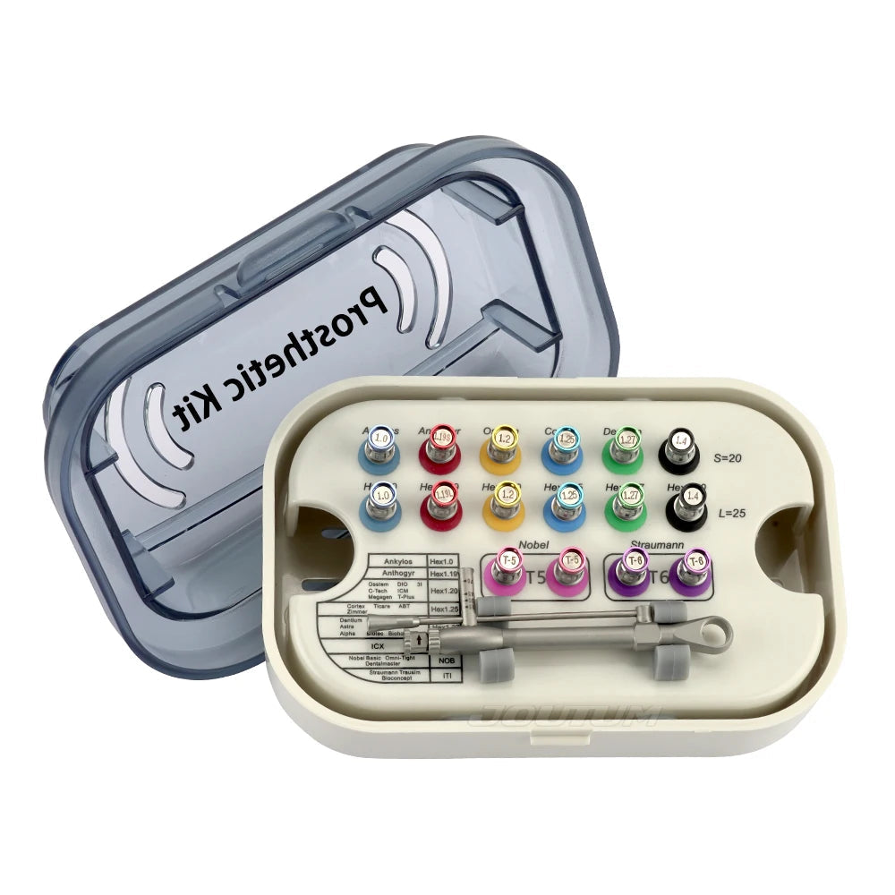 Dental Implant Torque Screw Driver Wrench Kit - Universal Prosthetic Restoration