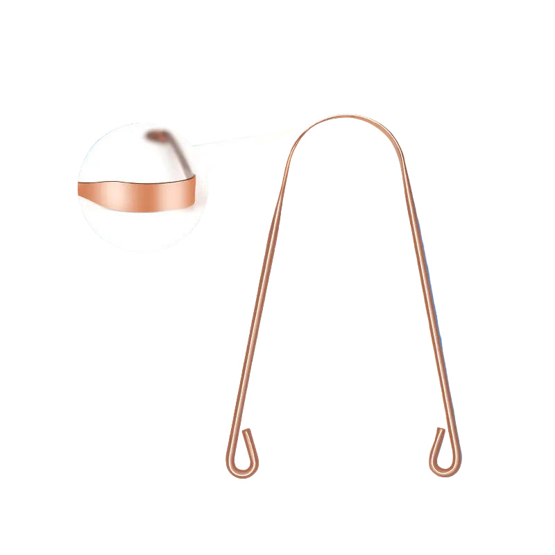 Premium U-Shaped Tongue Scrapers - Stainless Steel & Copper