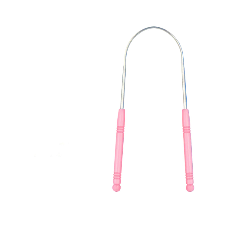 Premium U-Shaped Tongue Scrapers - Stainless Steel & Copper