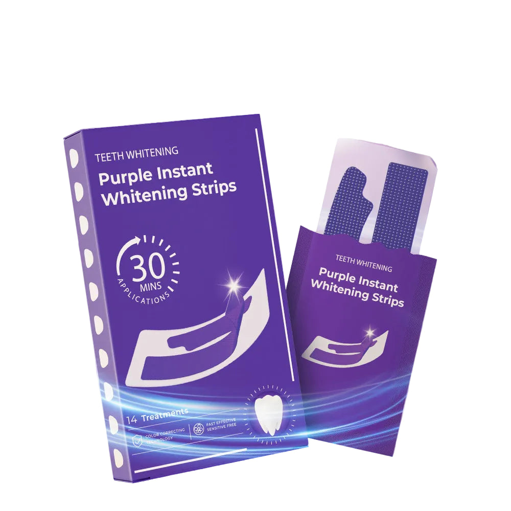 V34 Purple Whitening Strips(2pcs)