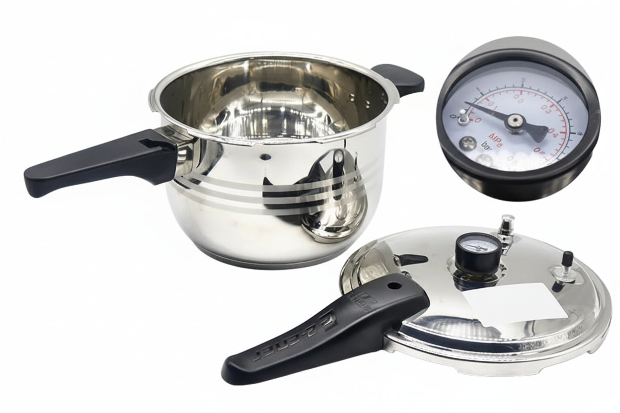 Dental Laboratory Pressure Curing Pot (5-Liter Stainless Steel)