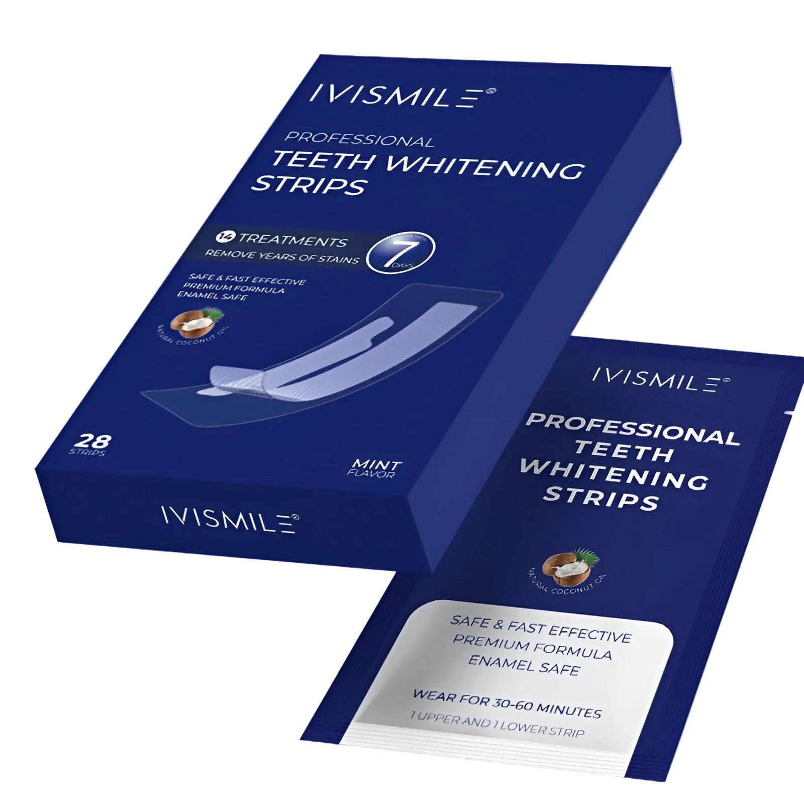 IVISMILE Professional Teeth Whitening Strips, 2pcs