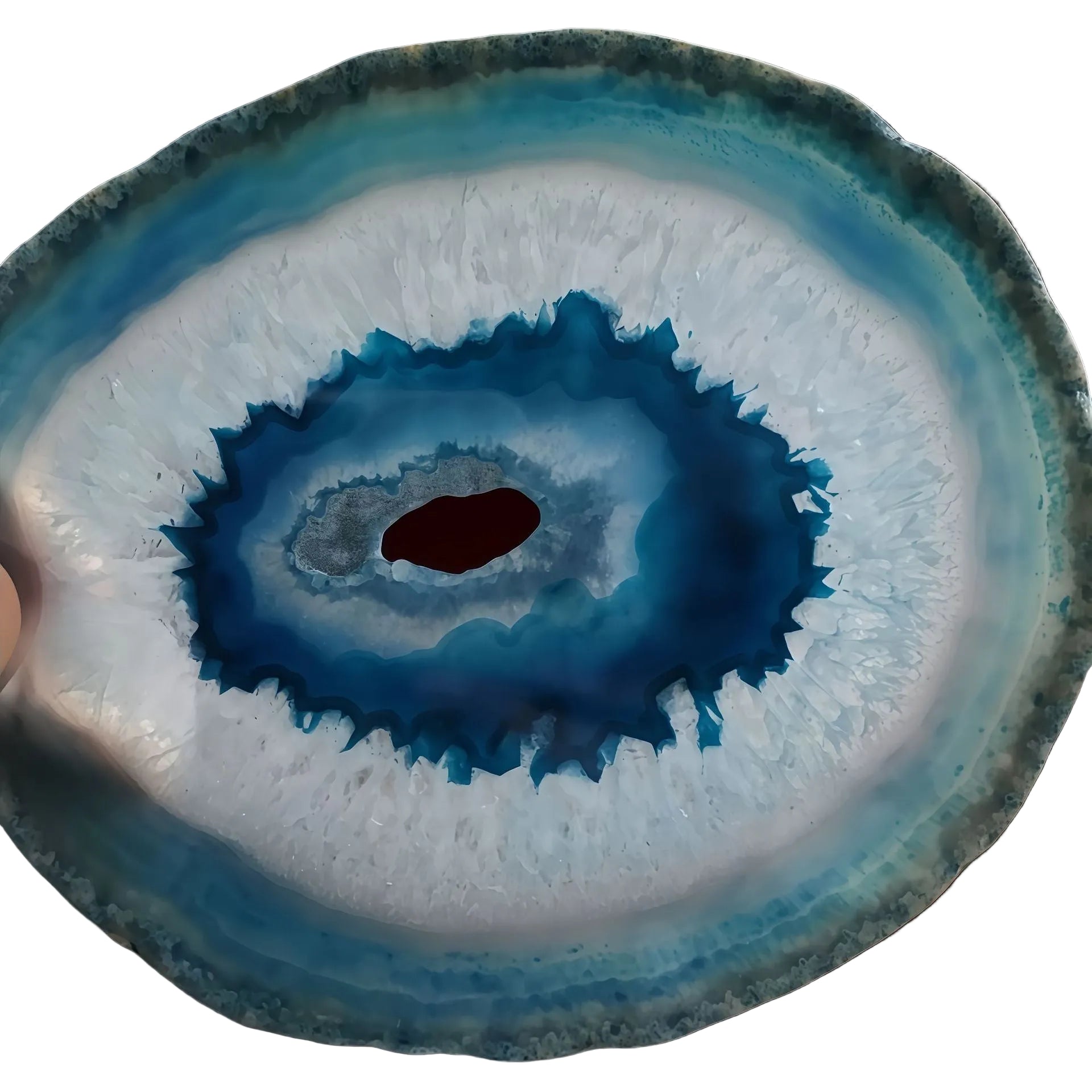 Agate Slab Dental Mixing Palette