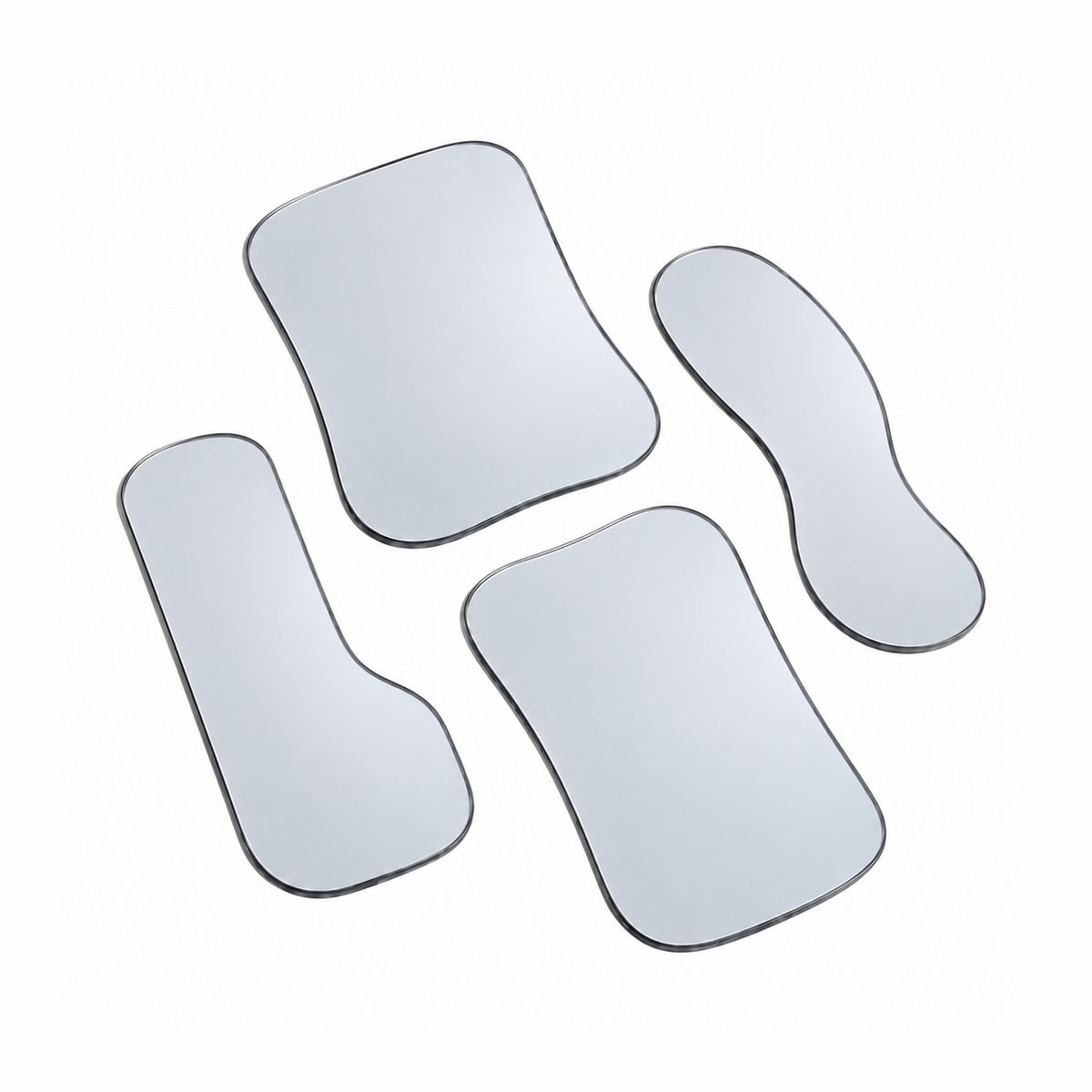 Ultra HD Reflector Pro Dental Photography Mirror Kit — Chamfered Edges, Scratch-Resistant, Brighter than Stainless Steel