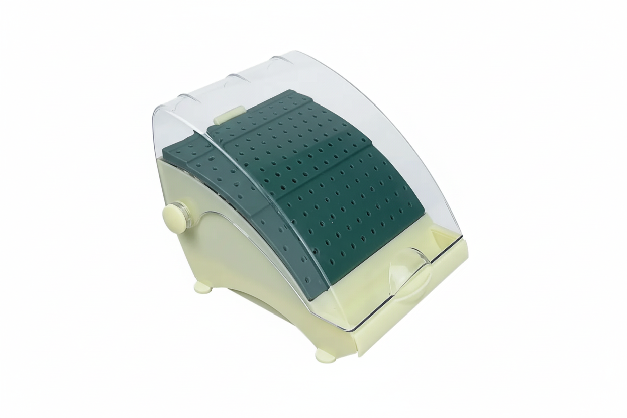 142-Hole Dental Bur Holder with Pull-Out Drawer