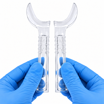 Half-Size Cheek Retractors for Dental Photography — Compact Lip Retractor Pair for Narrow Arches