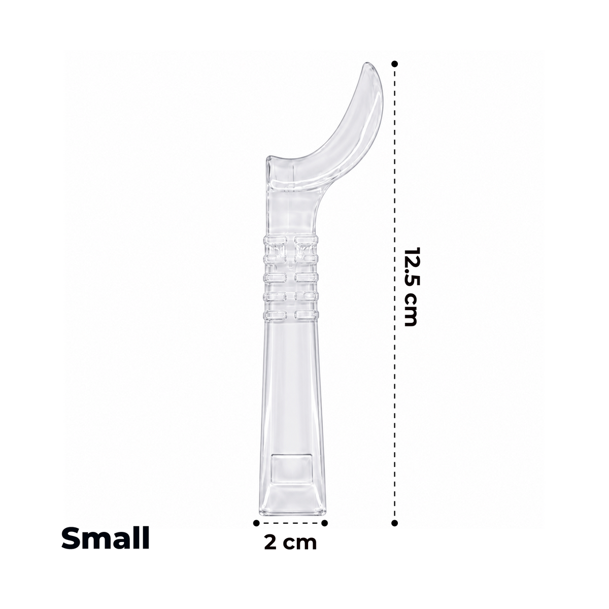 Half-Size Cheek Retractors for Dental Photography — Compact Lip Retractor Pair for Narrow Arches