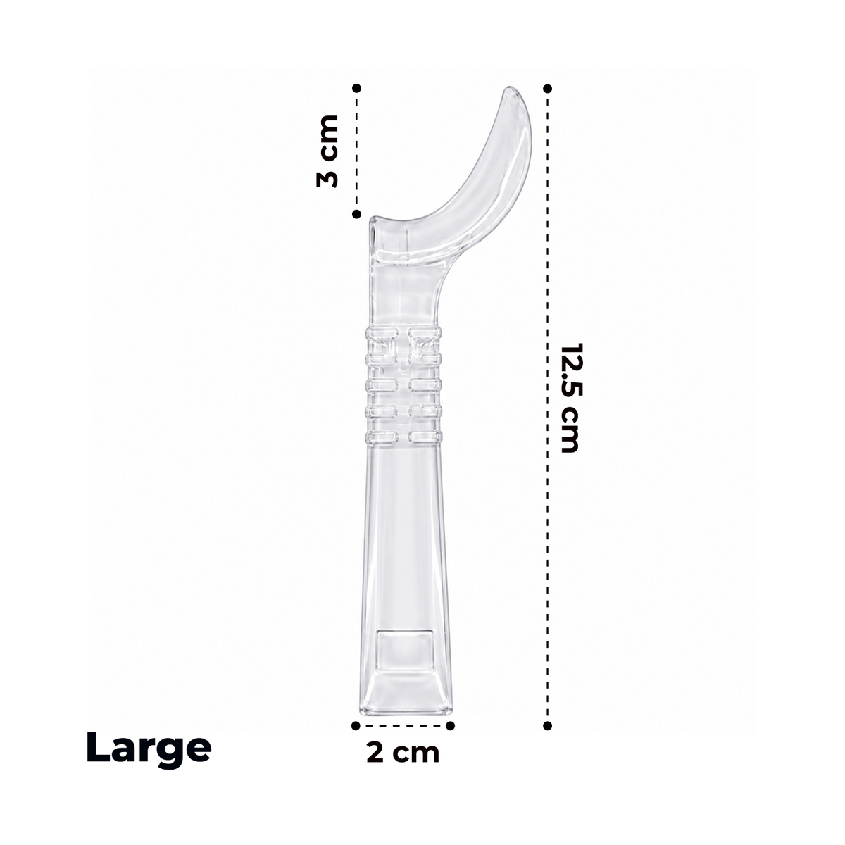 Half-Size Cheek Retractors for Dental Photography — Compact Lip Retractor Pair for Narrow Arches