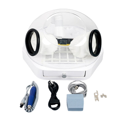 Dust-Free Polishing Station with Built-In Micromotor and Suction