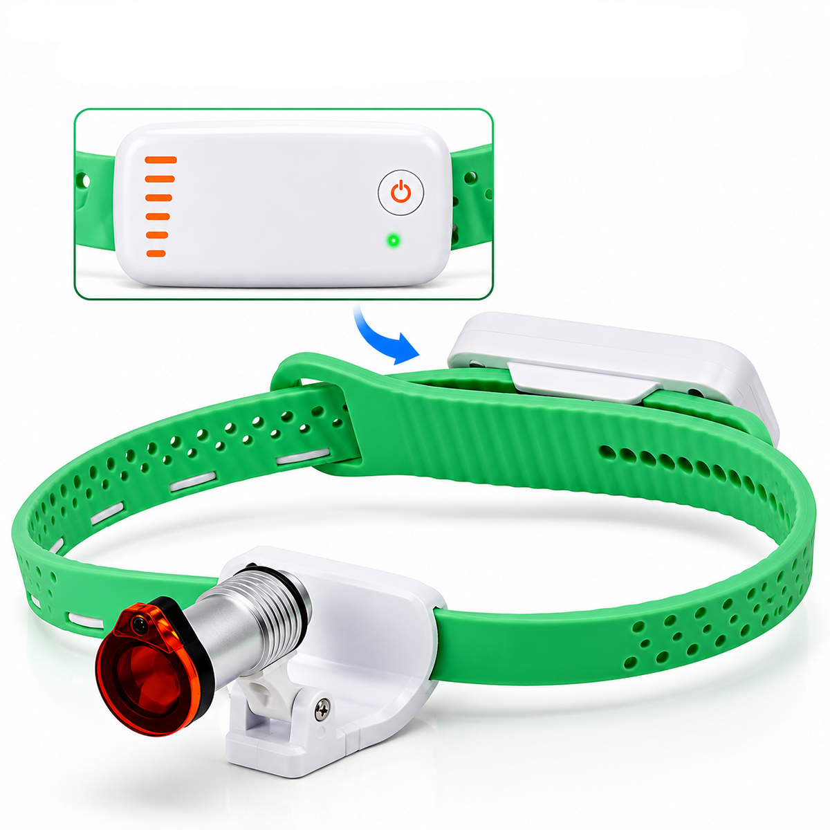 Dental LED Headlight 5W Cordless — Adjustable Brightness and Spot Size, Interchangeable Filters, Rechargeable