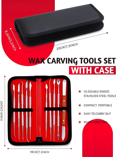 Dental Wax Carving Tools Set, 10pcs
