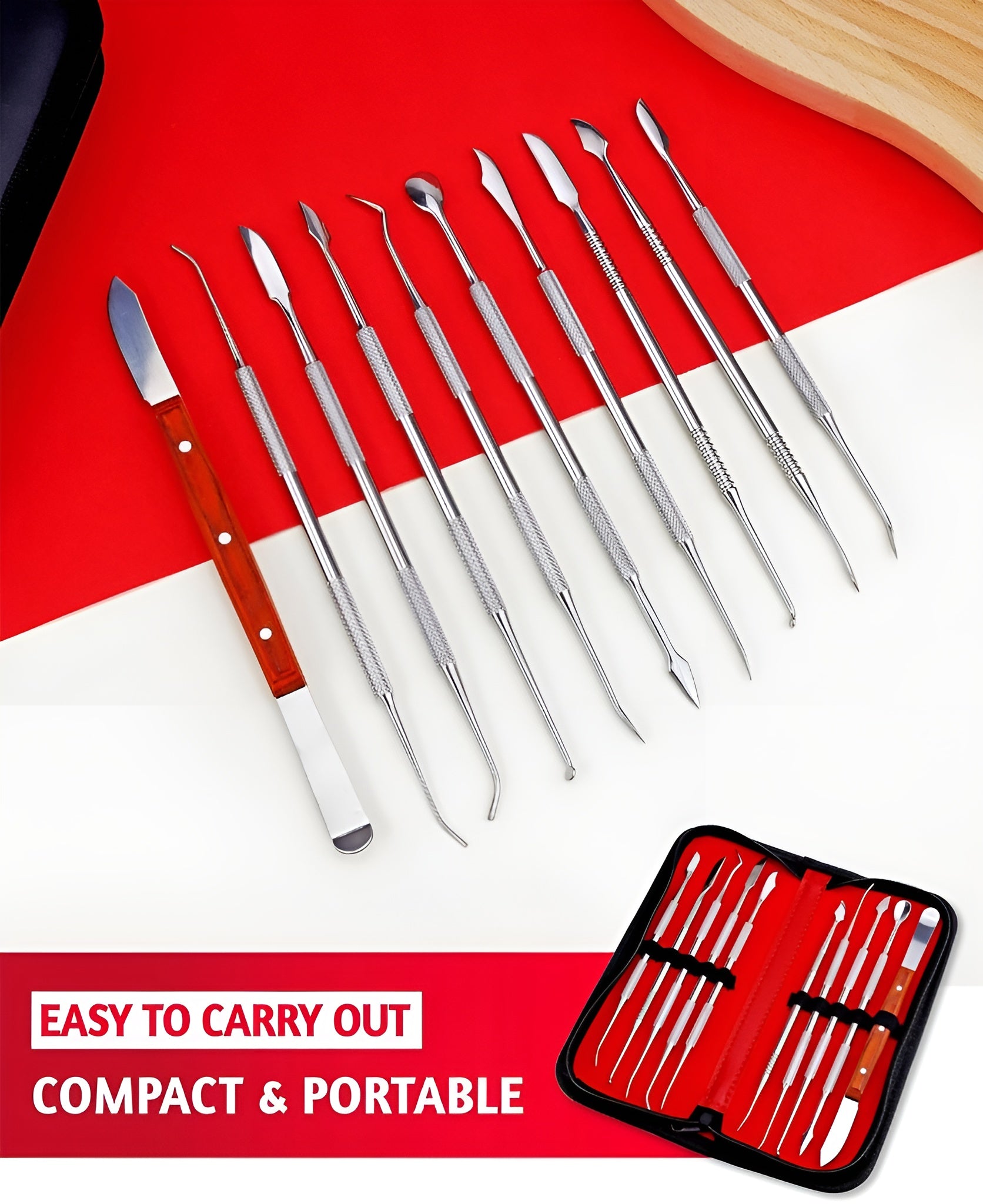 Dental Wax Carving Tools Set, 10pcs