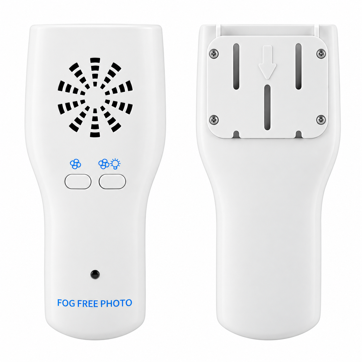 Anti-Fog Dental Photography Mirror with Electric Fan — Clears Fog in 5 Seconds, LED Light, 4 Interchangeable Mirrors