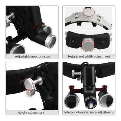 Premium Dental Loupes with Wireless Headlight