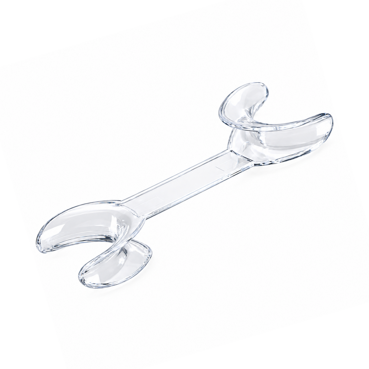 Double-Ended Cheek Retractors for Dental Photography, Pair — Clear T-Shape for Frontal and Buccal Views