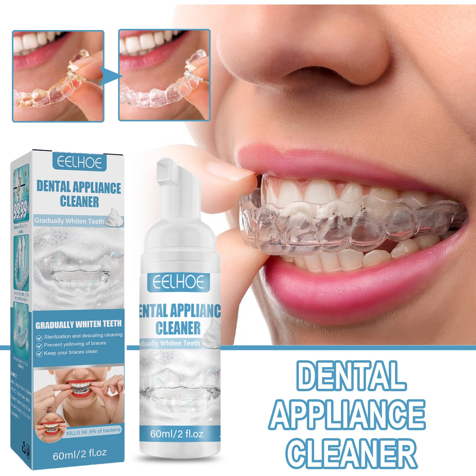 Aligner & Retainer Cleaning Foam — 60ml