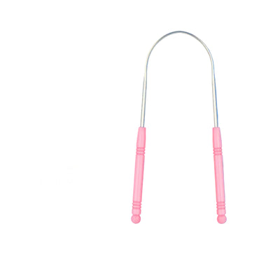 Premium U-Shaped Tongue Scrapers - Stainless Steel & Copper