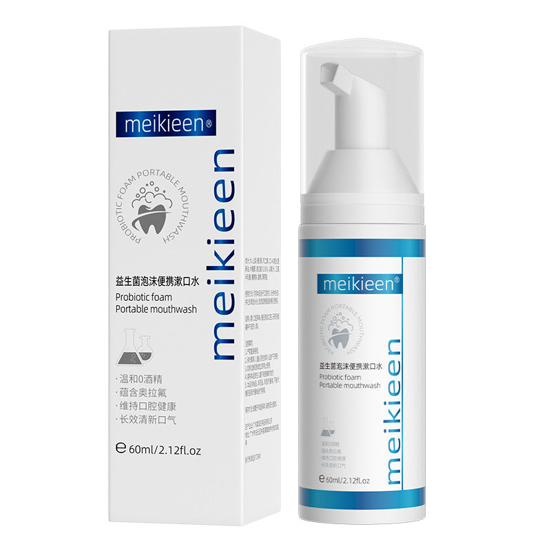 Meikieen Probiotic Foam Mouthwash(Travel-Size!)