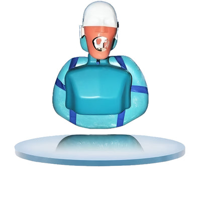 Dental Phantom Head Model with Shoulder Torso