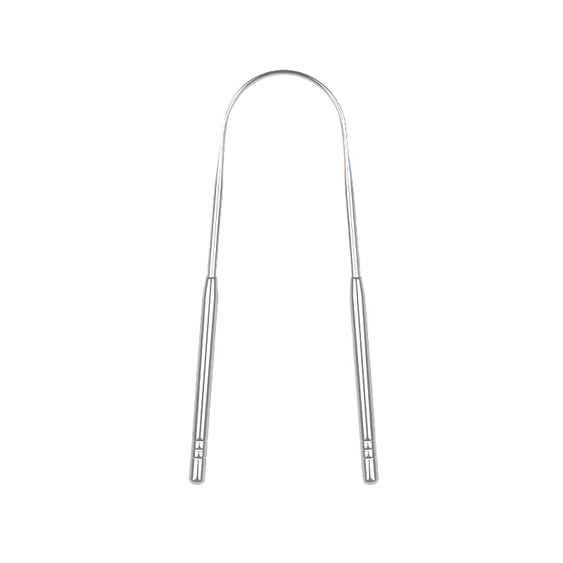 Premium U-Shaped Tongue Scrapers - Stainless Steel & Copper