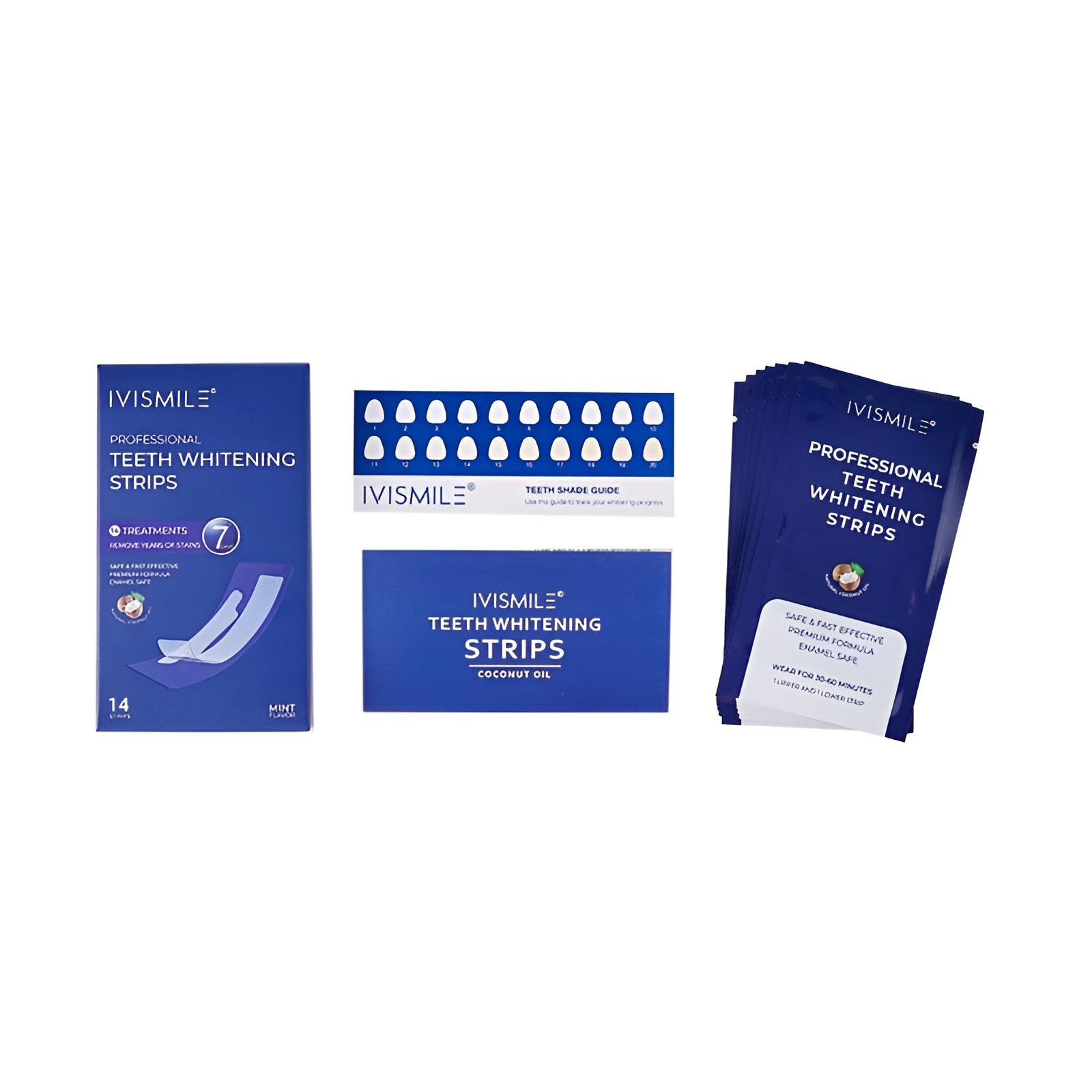 IVISMILE Professional Teeth Whitening Strips, 2pcs