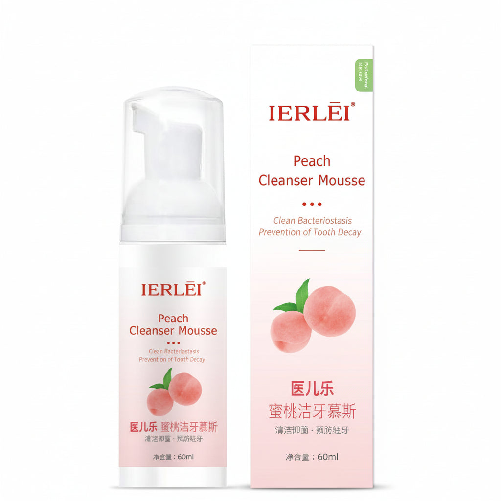 IERLĒI Peach Cleanser Mousse