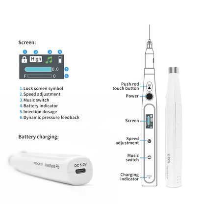 SmartFlow Pro Wireless Dental Anesthesia Injector