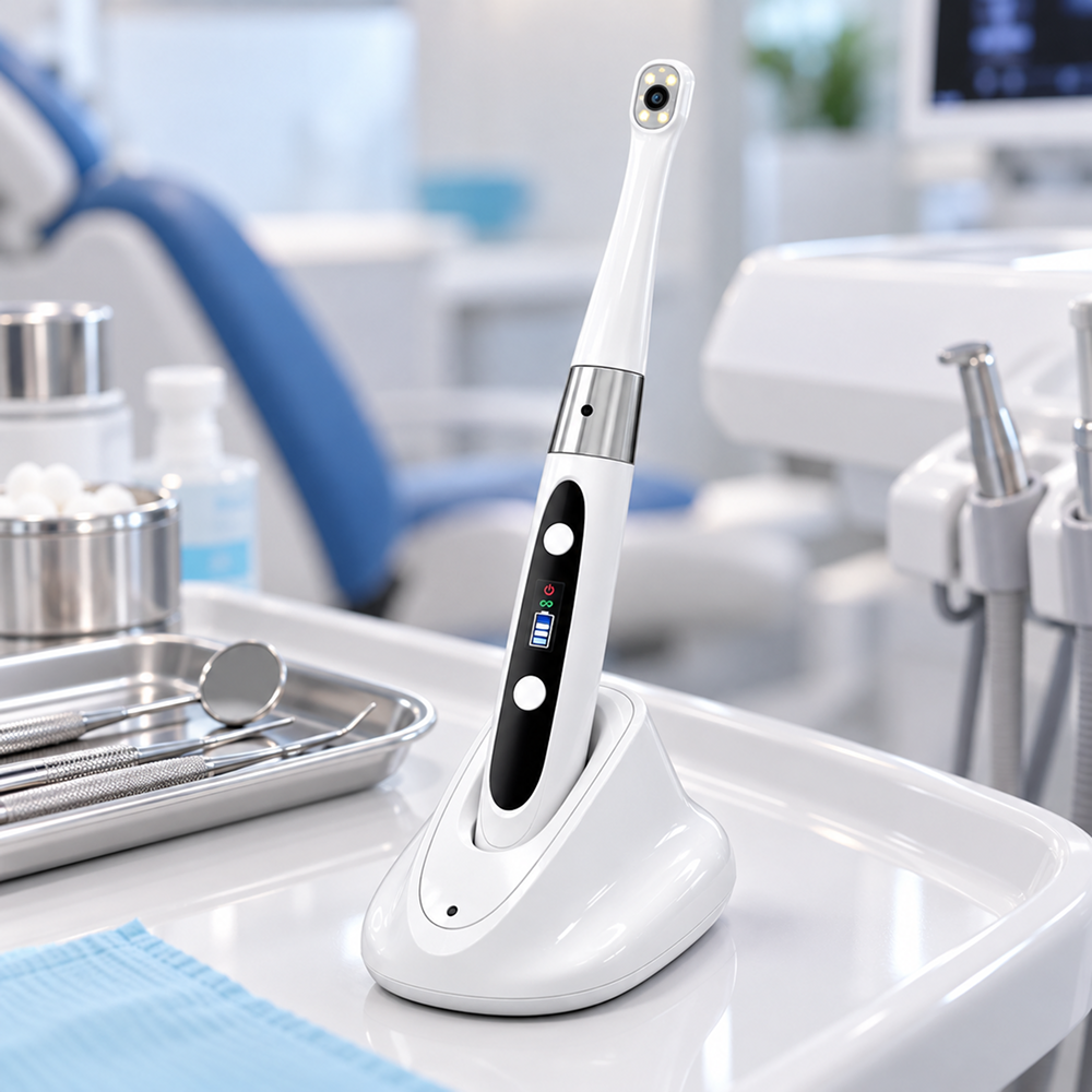 Wireless Intraoral Dental Camera 1080P — 5.5 mm Tip, 4-Hour Battery, USB Plug-and-Play, DEXIS Compatible