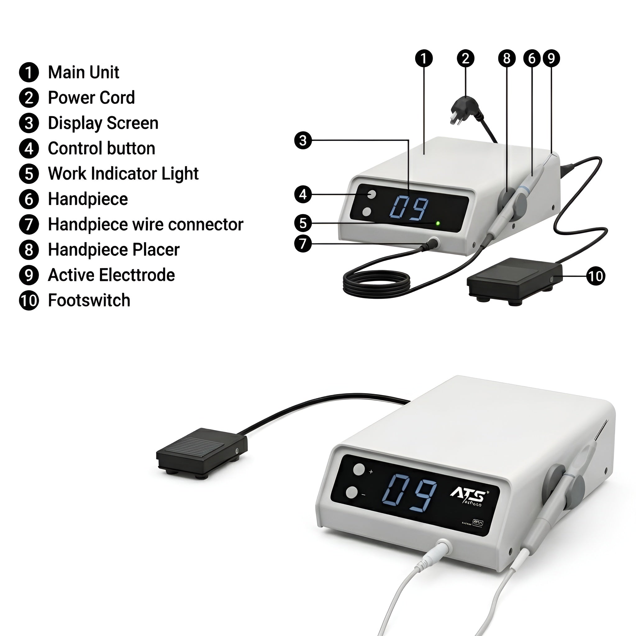ATS HF‑1 High Frequency Dental Electrocautery Unit