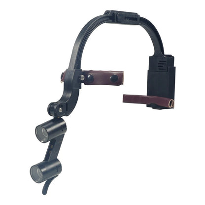 Ergonomic Dental Loupes with Interchangeable Magnification and LED Light