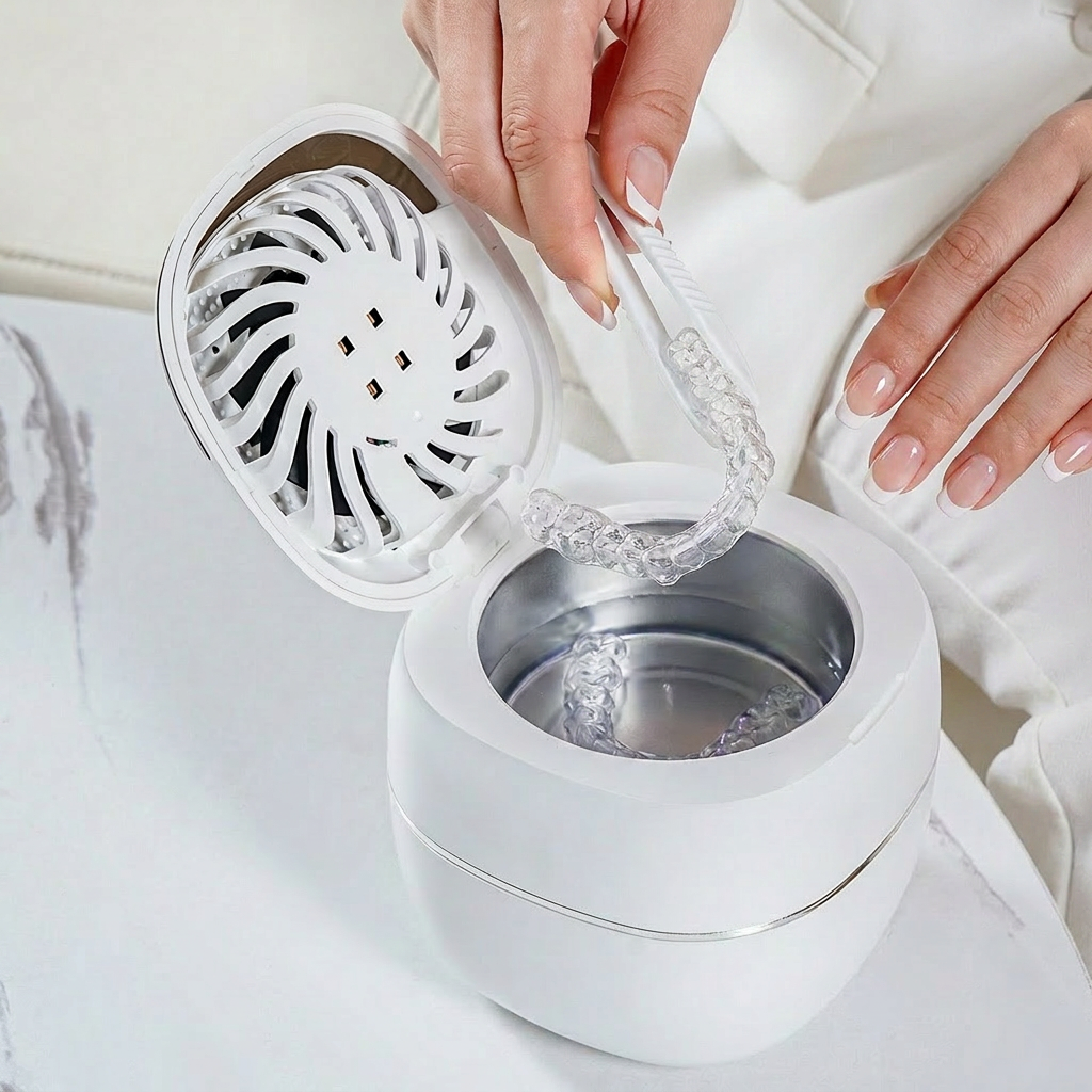 Ultrasonic Cleaner with UV Sterilizer & Dryer 3-in-1